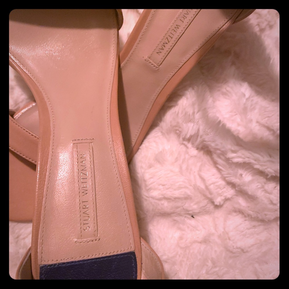 Stuart Weitzman Block Heels Approximately 3” - image 1